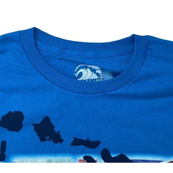 PIPELINE T Shirt Men Size XL Union Jack Blue Surf Graphics North Shore - Picture 4 of 7